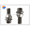 Gr5 titanium hex flange lug bolt M12*1.25